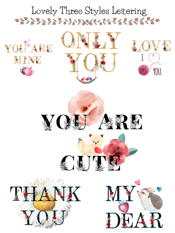 Screenshot #4 pour Valentine's Day Love Lettering