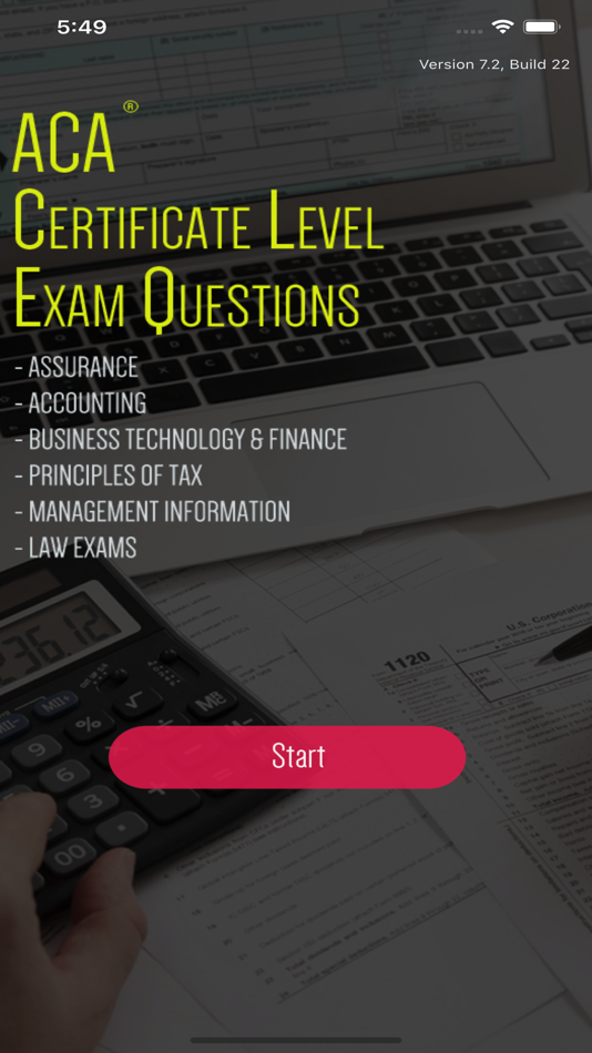 #1. ACA Certificate Level Exams (iOS) 由: Adnan Sheikh