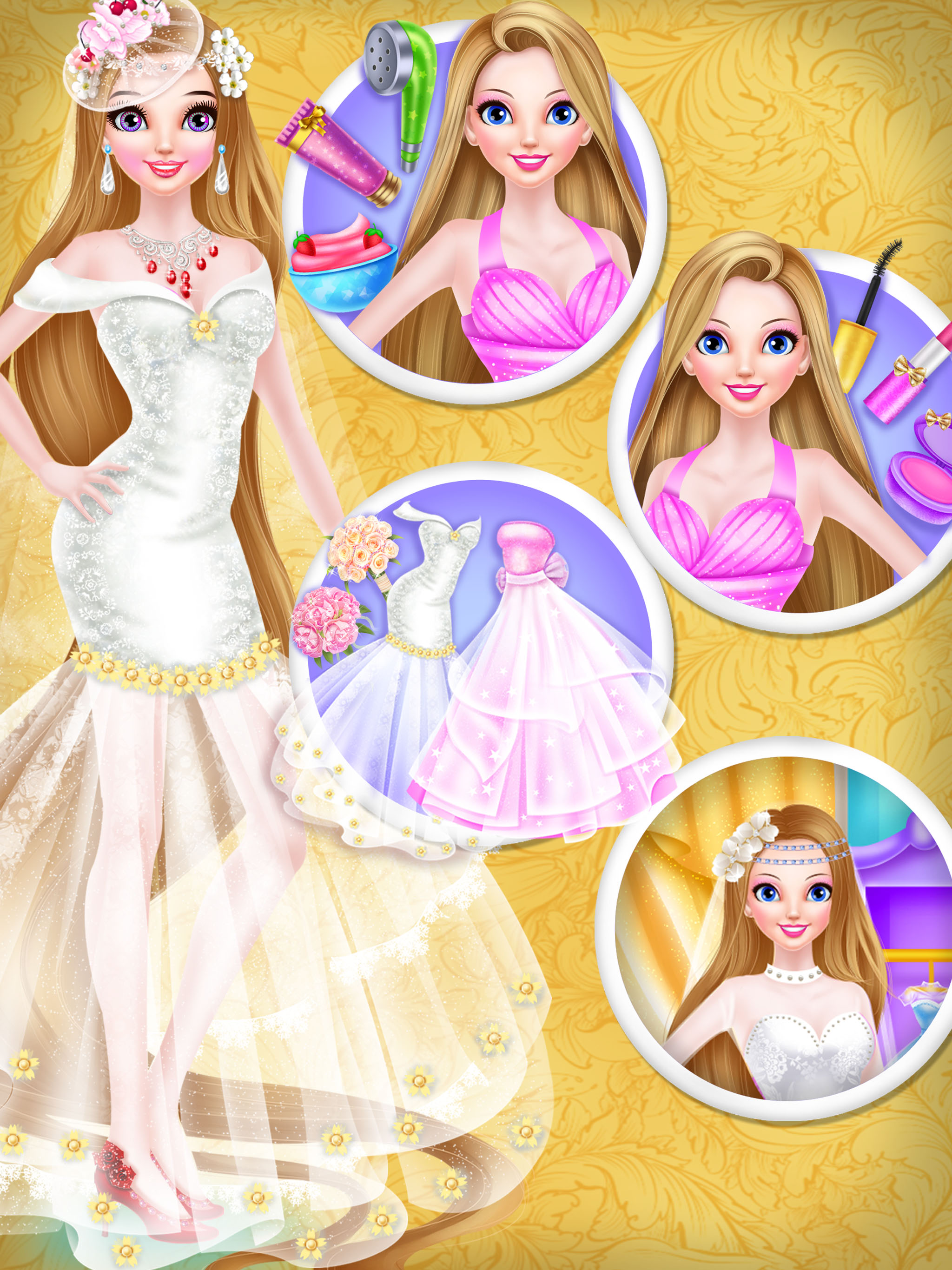 Long Hair Princess Wedding screenshot 10