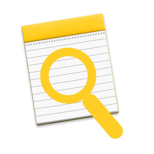 Text Search - Notes Search icon