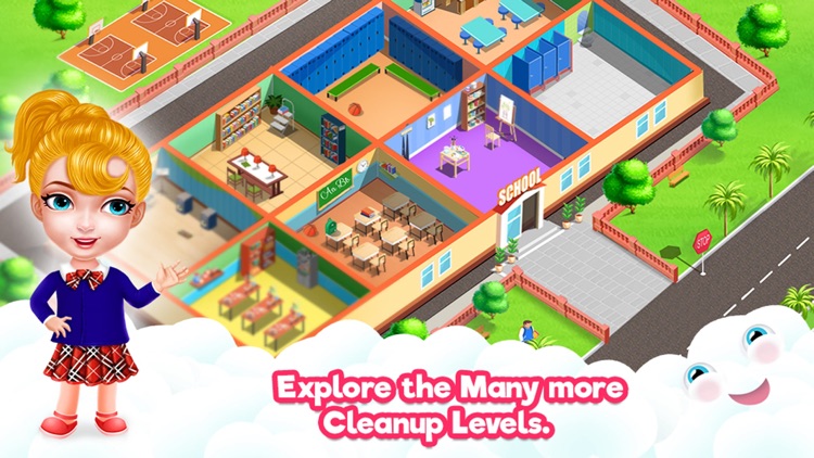 School Clean - Cleaning Games screenshot-5