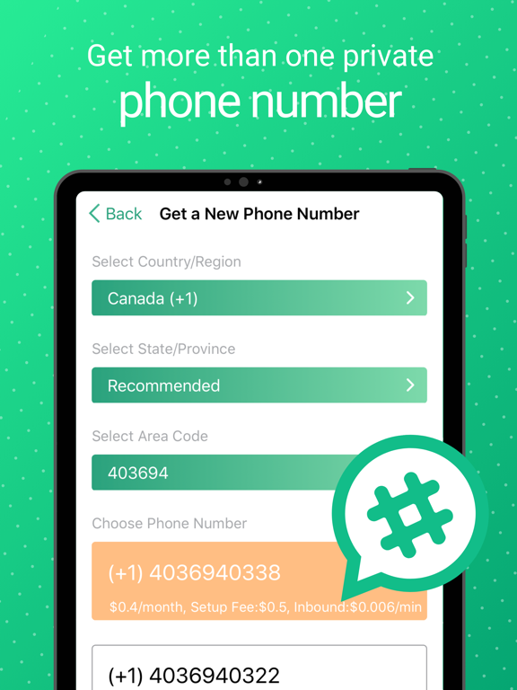 Screenshot #5 pour WeTalk- WiFi Calls & 2nd Phone
