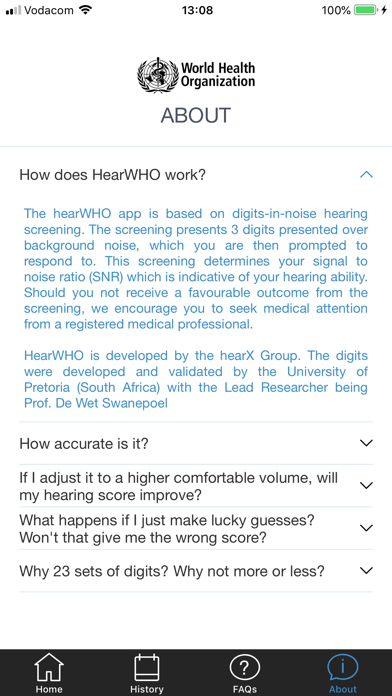 hearWHO - Check your hearing! Screenshot 10