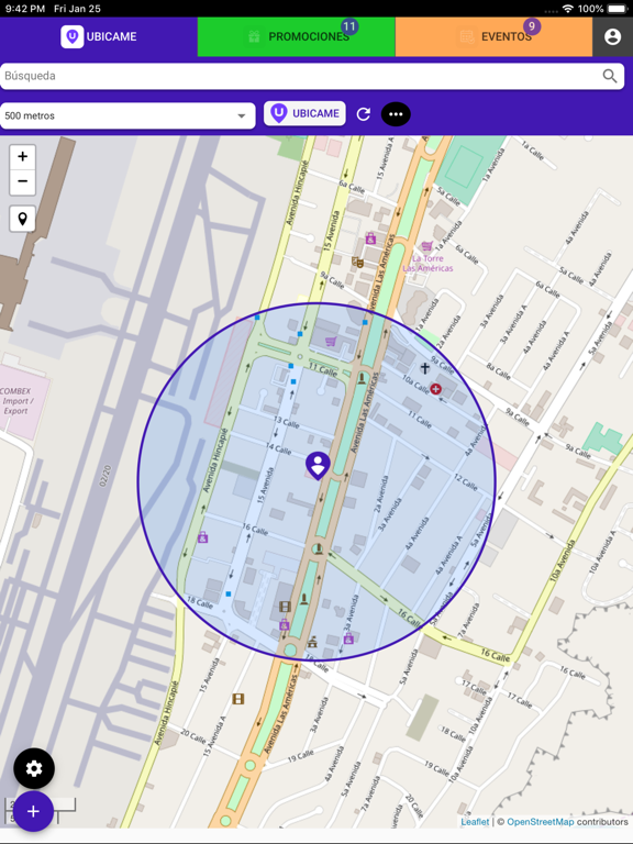 Ubicame Ya iPad screenshot 2 - Navigation app