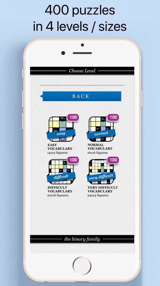 #4. Crossword. A smart puzzle game (iOS) 由: the binary family