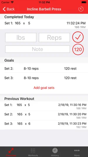 GymReps: Workout Log & Planner screenshot 4