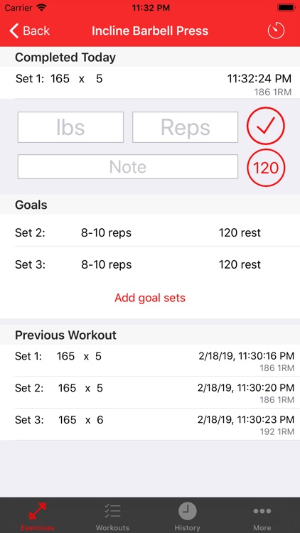 GymReps: Workout Log & Planner screenshot-3