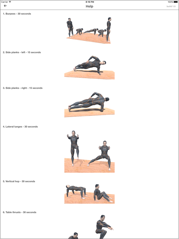 Volleyball Workout Muscles iPad screenshot 5 - Health & Fitness app