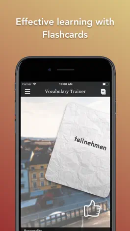 Game screenshot Learn German Words - Flashcard apk