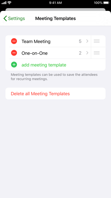 Meeting Cost Timers Screenshot