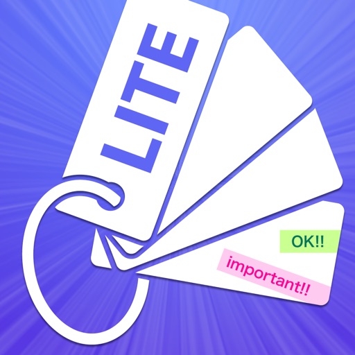Jottable Flash Cards Lite icon