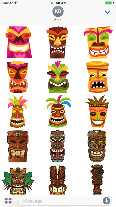 Tiki Stickers Screenshot