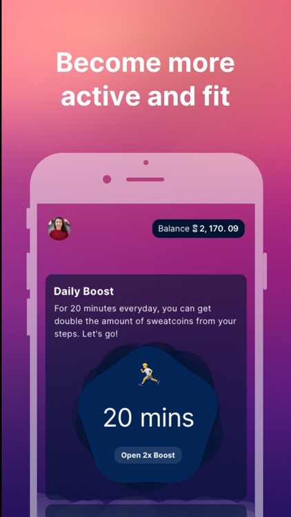 Sweatcoin Walking Step Counter screenshot-0