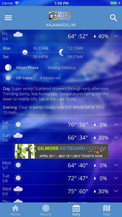 WWMT Weather Alert Network Screenshot