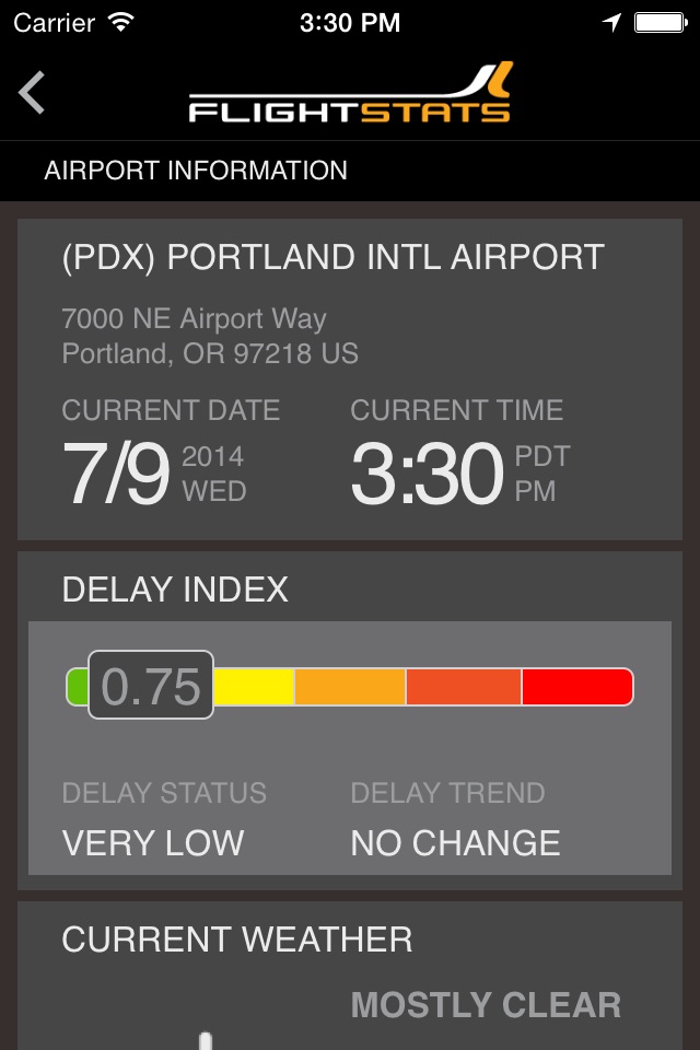 FlightStats screenshot 4