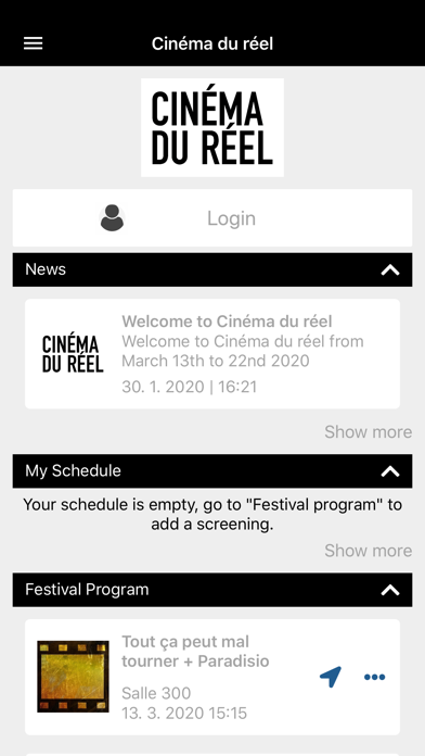 Screenshot #1 pour Cinéma du réel