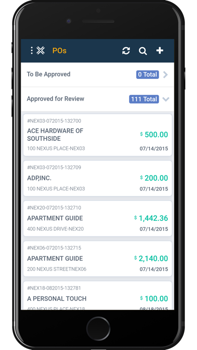 Nexus Payables OnTheGo Screenshot