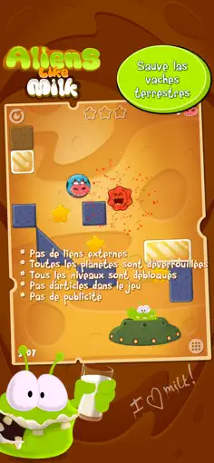 Aliens Like Milk For Kids - Screenshot 1