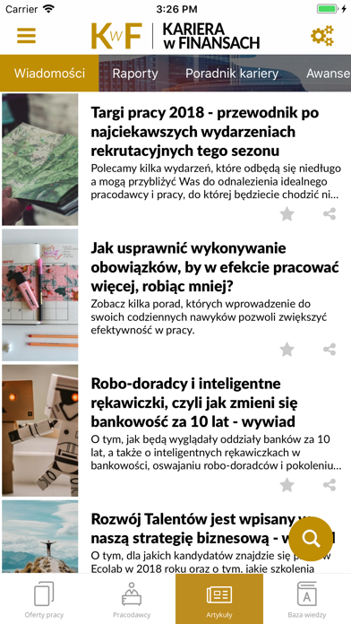 KarierawFinansach.pl Screenshot