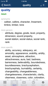 Companion Thesaurus screenshot
