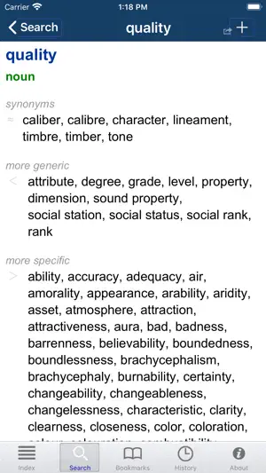 Companion Thesaurus screenshot 3