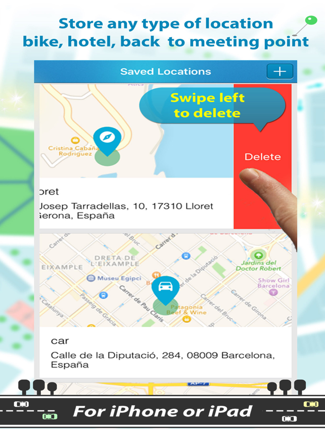 Snímek obrazovky Find My Car with AR Tracker