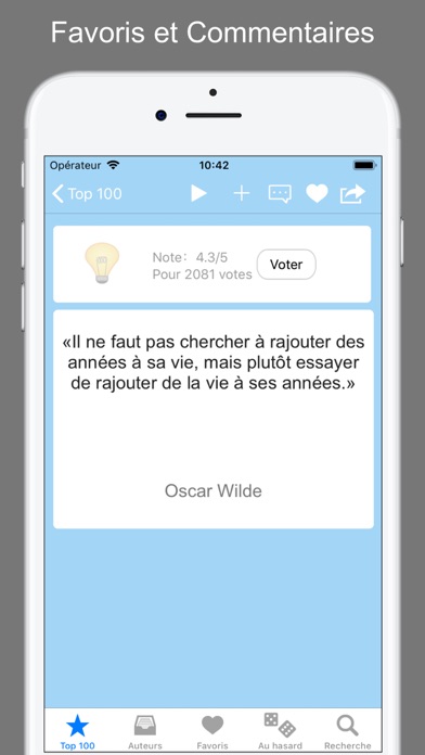 Screenshot #2 pour Citations et Proverbes