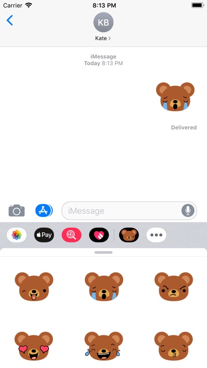 Bear Dry Sticker
