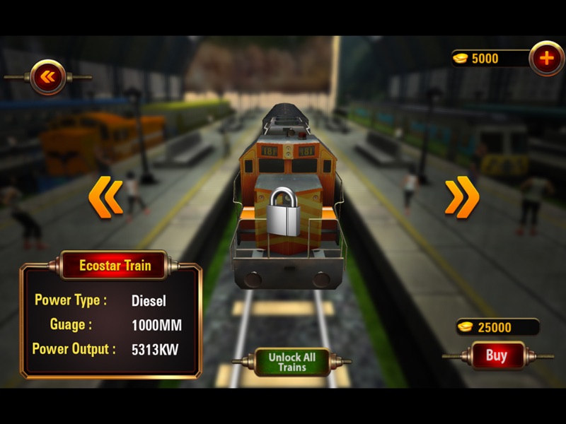 Train racing 3D 2 player official gameplay screenshot 3