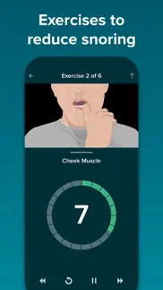 snoregym : reduce your snoring iphone screenshot 1