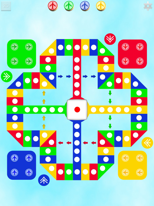 ‎Ludo 3D : Aeroplane Chess Screenshot