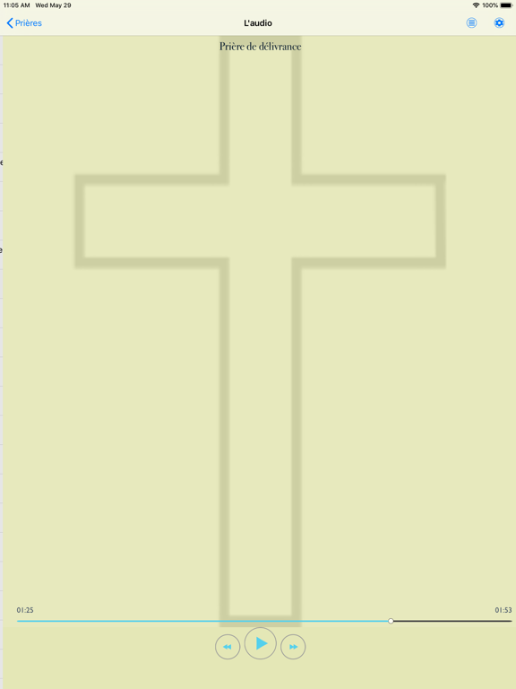 Rosaire Audio Français Offline iPad screenshot 7 - Lifestyle app