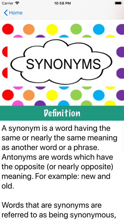 Learn English: Synonyms
