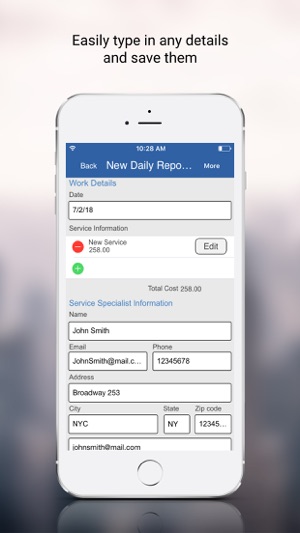Field Service Daily Log App(圖2)-速報App