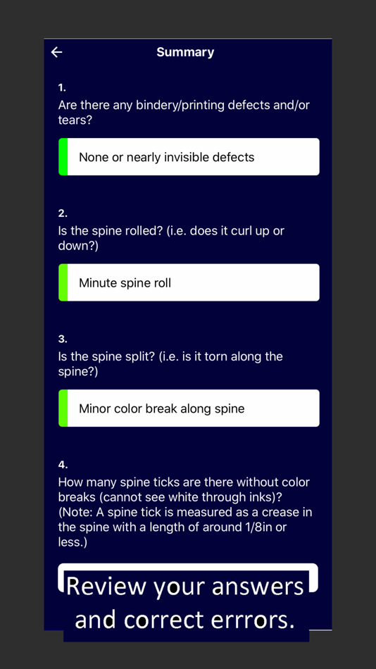 #6. SpotOn Grading System Comic Ed (iOS) 由: Fenix Flame Comics, LLC