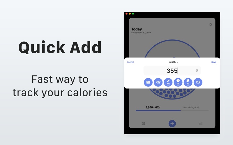 calory: daily calorie counter iphone screenshot 2