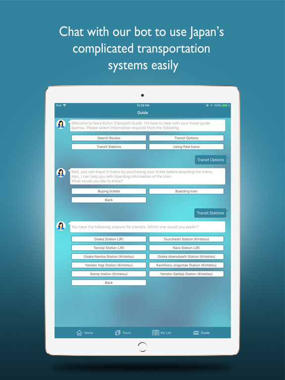 Nara Kofun & Heritage Tour iPad screenshot 4 - Travel app