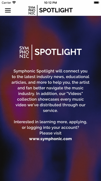 Symphonic Spotlight Screenshot
