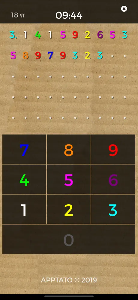 Pi Juego de Números