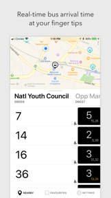 SG NextBus screenshot