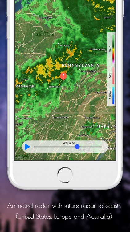 Forecast Bar - Weather + Radar