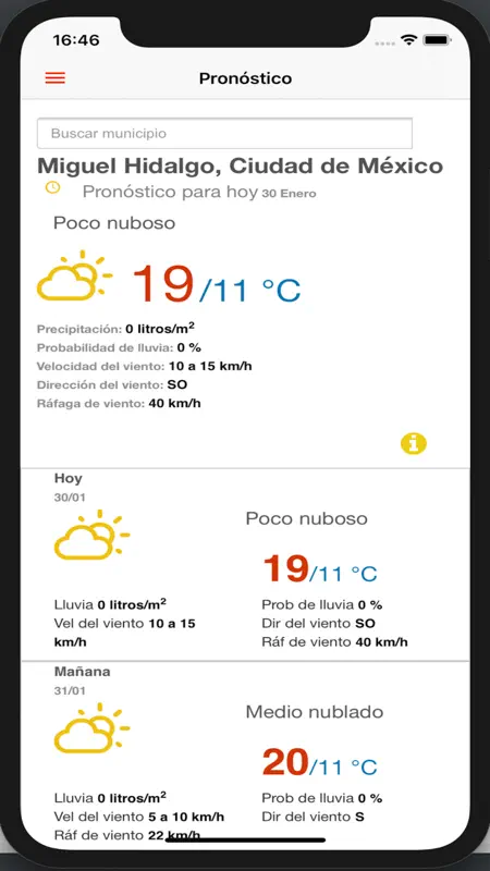CONAGUAClima screenshot 2 of 3