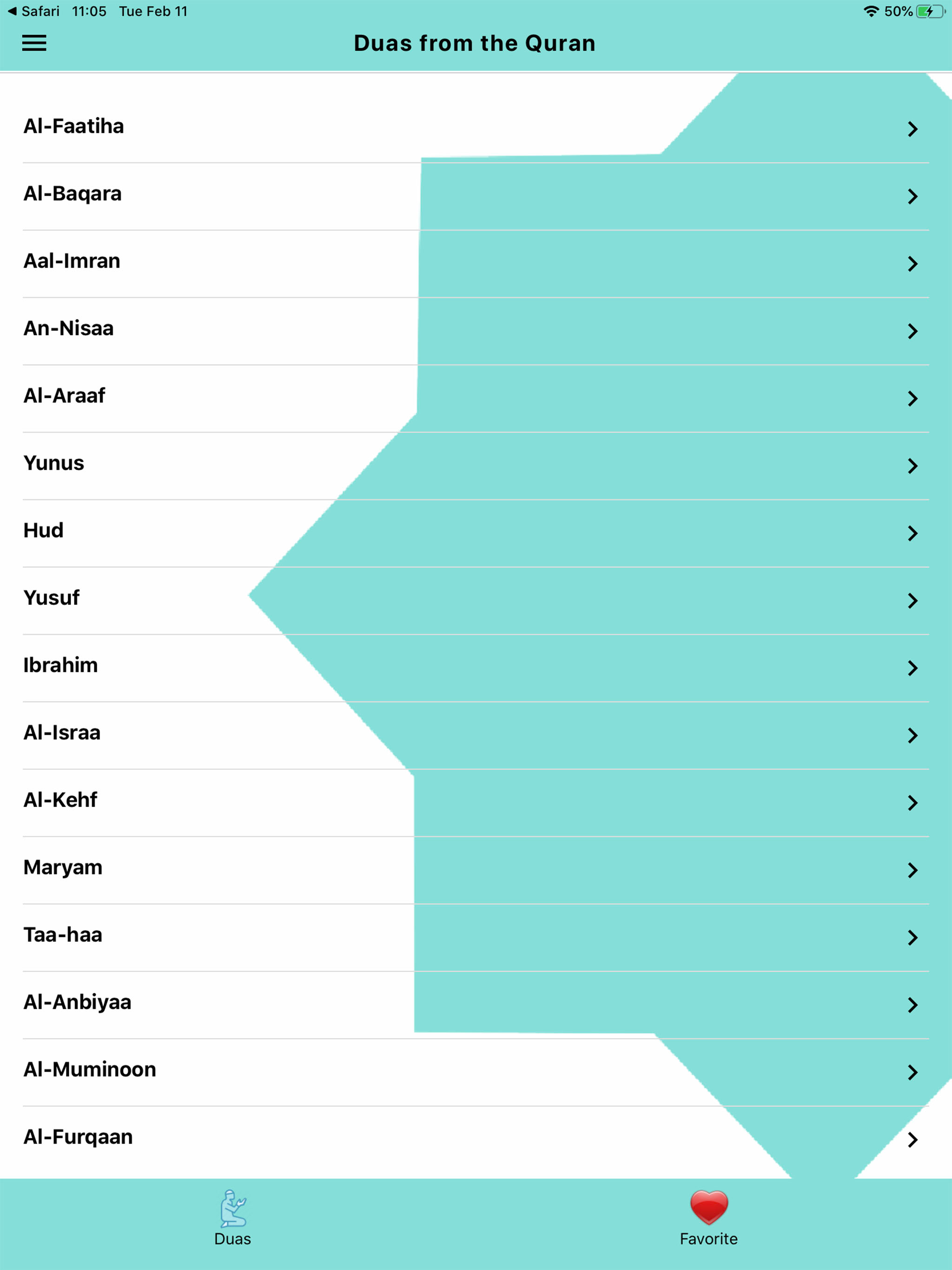duas from the Quran