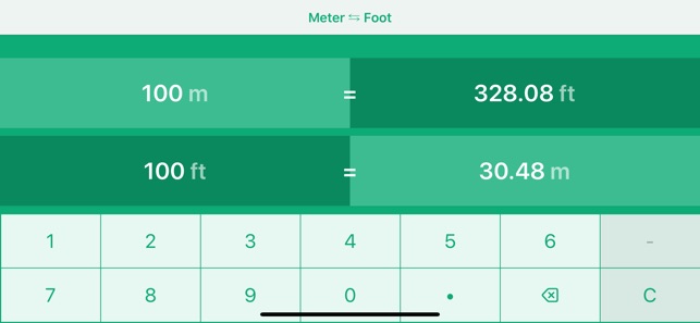 Meters to Feet | m to ft on the App Store