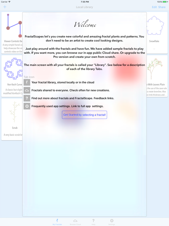 Screenshot #4 pour FractalScapes Fractal Designer