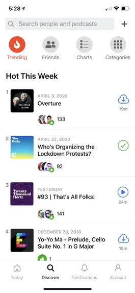 Game screenshot Podhero Podcast Player hack