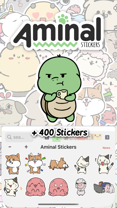 Screenshot #1 pour Aminal Stickers