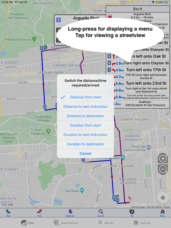 NavigatorX iPad screenshot 4 - Navigation app