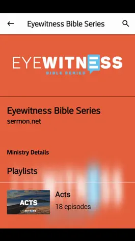 Game screenshot Eyewitness Bible Series apk