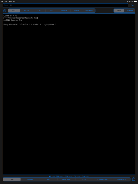 iCurlHTTP iPad screenshot 5 - Utilities app